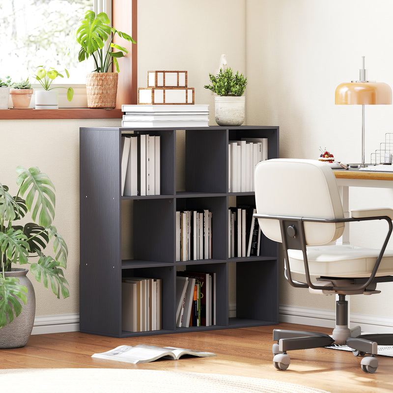 HOMCOM 9 Cube Storage Unit Cabinet Bookcase Display Shelves