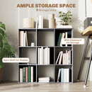 HOMCOM 9 Cube Storage Unit Cabinet Bookcase Display Shelves