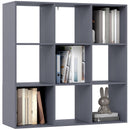 HOMCOM 9 Cube Storage Unit Cabinet Bookcase Display Shelves