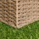 Outsunny 10-Piece Artificial Grass Set, Weatherproof Turf Tiles, Outdoor Carpet