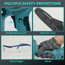 Outsunny 8 Inch Electric Chainsaw With Brushless Motor, 2 Batteries