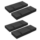 Outsunny Parasol Weights Set, Parasol Base Weights Bags, Black