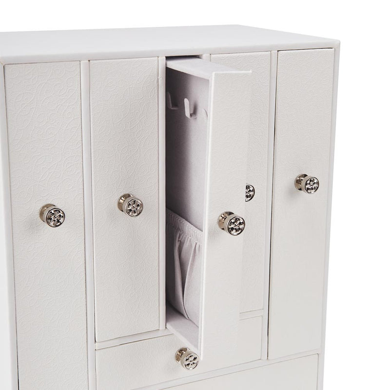 Sheonly Free Standing Faux Leather Jewellery Box