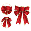 Lifeideas 10pcs Christmas Ribbon Bows for Tree Decorations