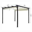 Breeins Sun Shelter Steel Pergola for Outdoors