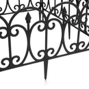 Garden Sanctuary 6pcs Outdoor Picket Fence Decorative Garden Border Edging