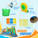 AIYAPLAY Inflatable Bouncy Castle with 680W Blower for Kids, 416x370x195 cm