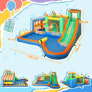 AIYAPLAY Inflatable Bouncy Castle with 680W Blower for Kids, 416x370x195 cm