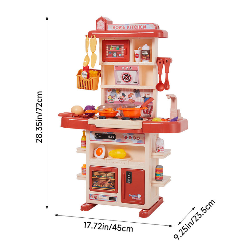 Kidkid Kids Pretend Kitchen Playset 43 Piece Set