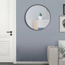 Cottonfy UK Round Bathroom Framed Mirror Wall Hanging