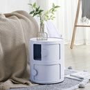 Lifeideas Round Compact Drawer Storage Unit