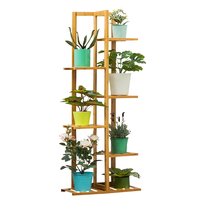 Breeins Tiered Wooden Plant Shelf
