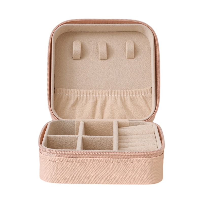 Sheonly Portable PU Leather Travel Jewellery Box