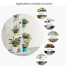 Breeins Rustic Solid Wood Flower Pot Shelf