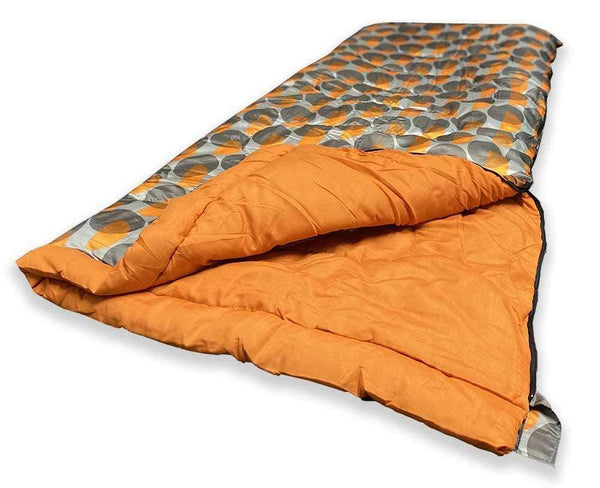 Dark Moon Pattern Single Sleeping Bag - 300gsm fill