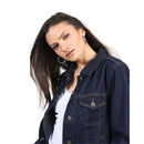 Brave Soul Bloom Denim Jacket - Dark wash