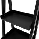 Livingandhome 4-Tier Wooden Display Ladder Shelf for Home