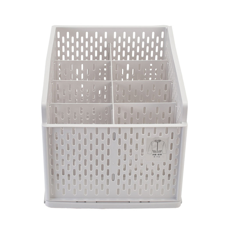 Lifeideas Plastic Stackable Clothes Storage Basket Drawer Organizer