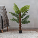 Breeins Artificial Palm Tree Potted Plant Home Decoration