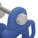 Livingandhome Kids Toddler Swing and Slide Set with Basketball Hoop