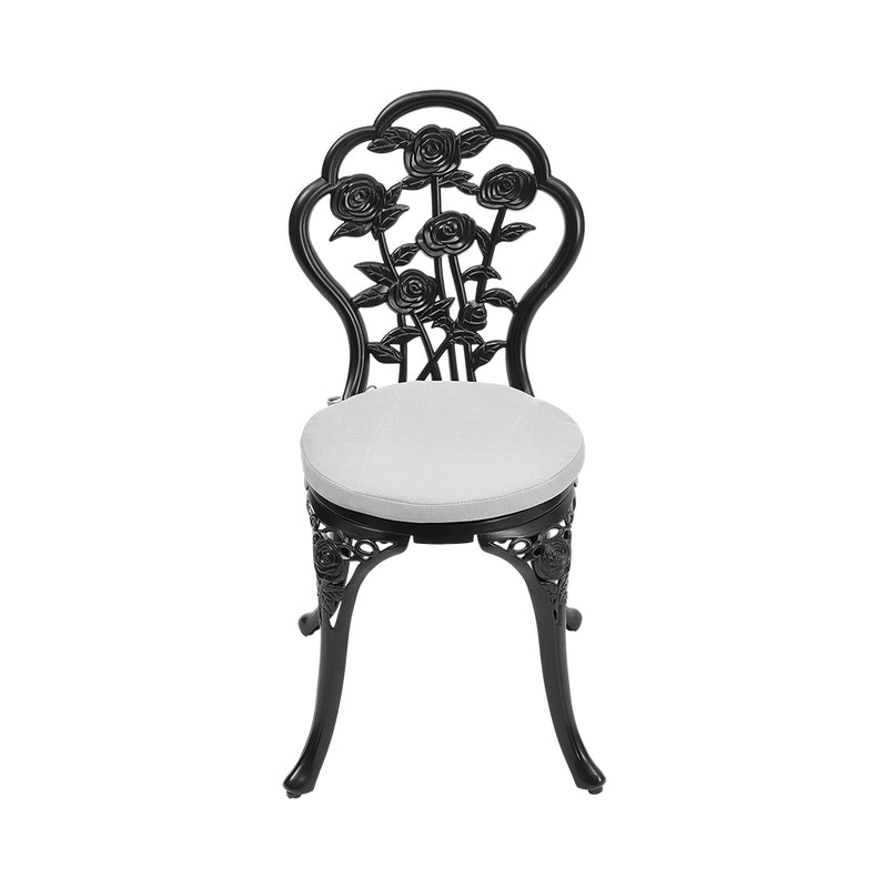 Breeins 3pcs Cast Aluminum Outdoor Bistro Dining Set