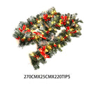 Lifeideas Spruced Artificial Lighted Christmas Garland Holiday Decoration