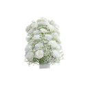 Lifeideas Silk White Rose Row for Decoration