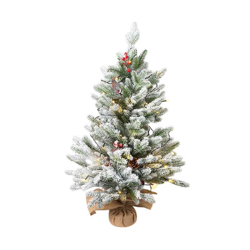 Lifeideas 3ft Small Christmas Tree with LED Lights