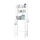 Livingandhome 3 Tiers Metal Bathroom Organizer Over Toilet Storage Shelves