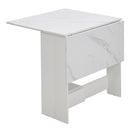 Livingandhome Practical Drop Leaf Wooden Dining Table