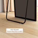 HOMCOM Full Length Mirror, Standing Or Wall-Mounted Dressing Mirror, Black