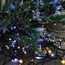 200 LED 16m Premier SupaBrights Indoor Outdoor Christmas Multi Function Mains Operated String Lights with Timer in Warm & Cool White