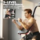 SPORTNOW Home Gym Smith Machine with 65kg Weight Stack
