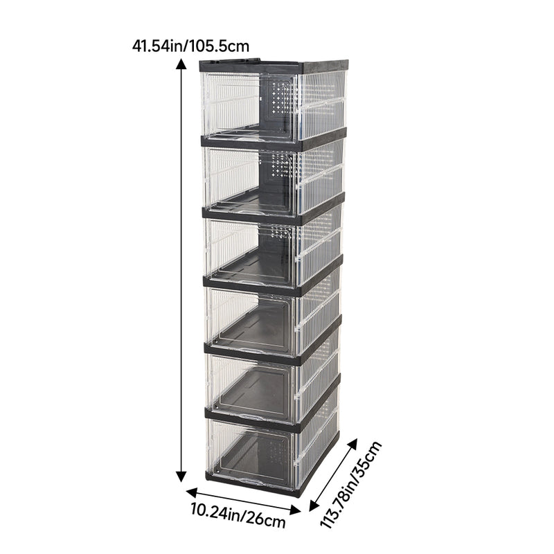 Livingandhome Compact Foldable Shoe Storage Unit