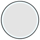 Round Metal Framed LED Wall Mirror