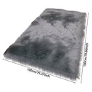 Lifeideas Grey Rectangular Shaggy Floor Rug