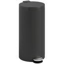 HOMCOM Kitchen Bin, 30 Litre Pedal Rubbish Bin With Removable Bucket, Black