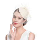 Beige Vintage Fashion Fascinator