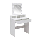 Livingandhome MDF Makeup Table with Mirror
