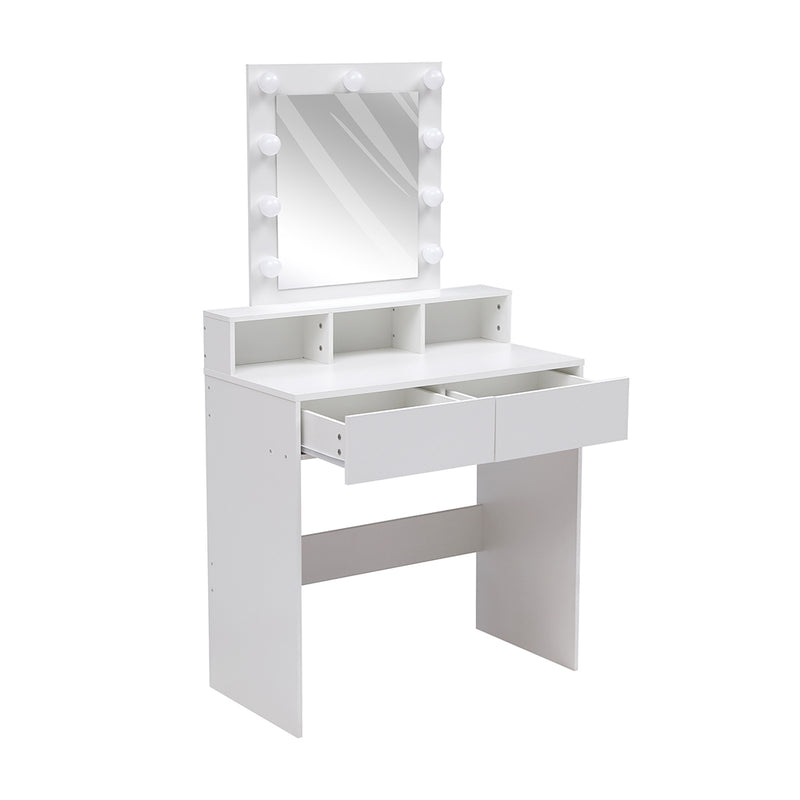Livingandhome MDF Makeup Table with Mirror