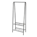 Lifeideas 152CM Freestanding Metal Clothes Rail with Bottom Rack