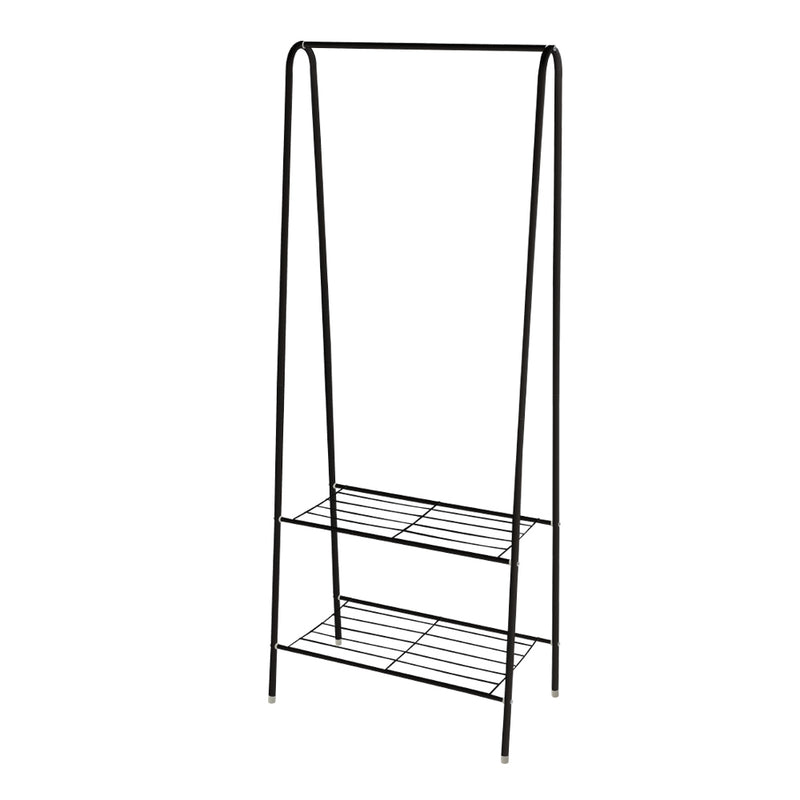 Lifeideas 152CM Freestanding Metal Clothes Rail with Bottom Rack