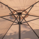 Samuel Alexander 2.7m Havana Garden Patio Parasol with Crank Handle in Beige