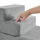 Livingandhome Non-Slip Dog Stairs With Removable Washable Cover