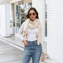 Elegant Cross Front Shawl Wrap