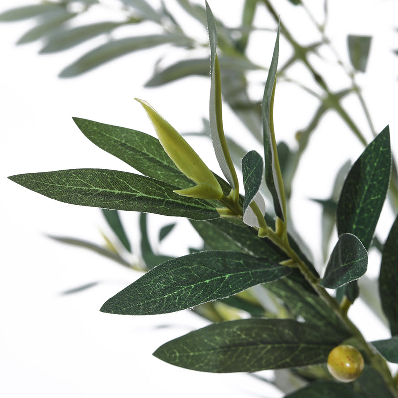 Breeins Artificial Olive Tree Decorative Plant in Planter