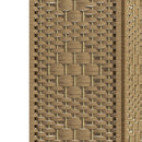 HOMCOM 4 Panel Folding Room Divider, Freestanding Privacy Screen, Natural