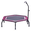 Lifeideas 48in Bungee Cords Hexagonal Trampoline with Adjustable T-Bar Handle