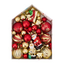 Lifeideas 72-Piece Christmas Ornaments Set For Tree Decorations