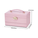Sheonly Lockable Jewellery Storage Box with Drawer